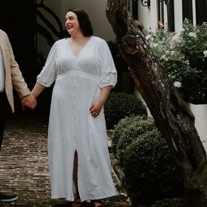 ASOS Design Dress with White Eyelet